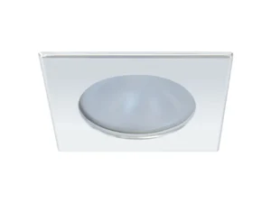 Quick Blake XP Downlight LED -  6W, IP66, Spring Mounted - Square Stainless Bezel, Round Daylight Light
