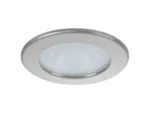Quick Kai XP Downlight LED - 4W, IP66, Spring Mounted - Round Satin Bezel, Round Warm White Light