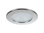 Quick Kai XP Downlight LED - 4W, IP66, Spring Mounted - Round Stainless Bezel, Round Warm White Light