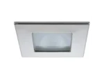 Quick Marina XP Downlight LED - 4W, IP66, Screw Mounted - Square Stainless Bezel, Square Warm White Light