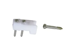 Perko Door Catches - White Nylon/Stainless - Pair