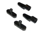 Perko Door Catches - Black Nylon - Pair