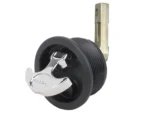Perko Flush Mount Latch - Straight Cam Bar - 2.5" Hole - Black