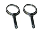 Perko Round Type Rowlock Horns - Chrome Plated Zinc