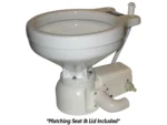 Raritan Sea Era Toilet - Household Style - Freshwater Solenoid - Straight & 90° Discharge - Smart Toilet Control - 12v