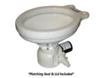 Raritan Sea Era Toilet - Household Style - Remote Intake Pump - Straight & 90&deg; Discharge - Smart Toilet Control - 12v