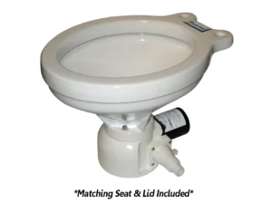Raritan Sea Era Toilet - Household Style - Remote Intake Pump - Straight & 90° Discharge - Smart Toilet Control - 12v