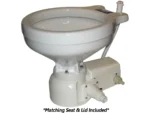 Raritan Sea Era Toilet - Marine Size - Freshwater Solenoid - Straight & 90&deg; Discharge - Smart Toilet Control - 12v