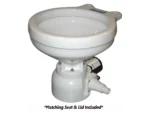 Raritan Sea Era Toilet - Marine Size - Remote Intake Pump - Straight & 90° Discharge - Smart Toilet Control - 12v