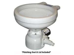 Raritan Sea Era Toilet - Marine Size - Remote Intake Pump - Straight & 90° Discharge - Smart Toilet Control - 12v