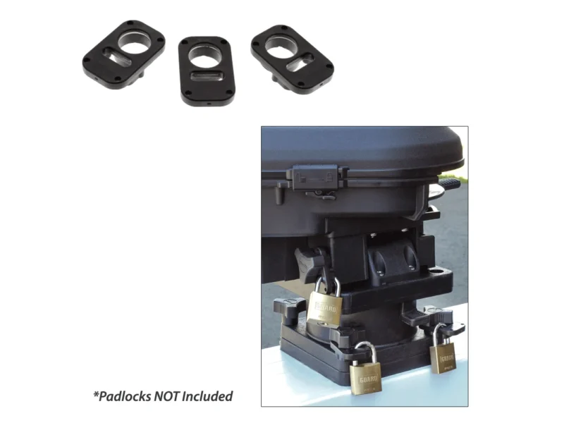 Scotty 3134 Downrigger Security System 3-Piece Locking Plates w/o Padlocks