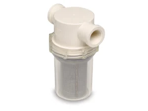 Shurflo by Pentair 1/2" Raw Water Strainer w/Bracket & Fittings - 50 Mesh Screen