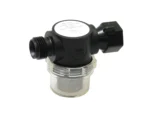 Shurflo by Pentair Swivel Nut Strainer - 1/2" Pipe Inlet - Clear Bowl