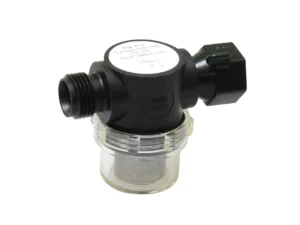 Shurflo by Pentair Swivel Nut Strainer - 1/2" Pipe Inlet - Clear Bowl