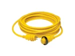 Marinco 30 Amp Power Cord Plus Cordset - 35' - Yellow