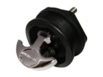 Whitecap T-Handle Latch - Chrome Plated Zamac/Black Nylon - Locking - Freshwater Use Only
