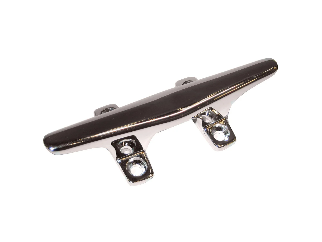Whitecap Hollow Base 6" Chrome Plated Zamac Cleat - Freshwater Use Only