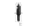 Lenco 101XD Extreme Duty Actuator - 12V - 2-1/4" Stroke w/Hardware