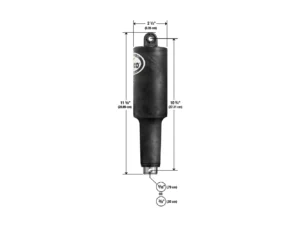 Lenco 101XD Extreme Duty Actuator - 12V - 2-1/4" Stroke w/Hardware
