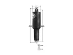Lenco 101XDS Short Extreme Duty Actuator - 12V - 2-1/4" Stroke w/3/8" Hardware