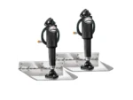 Lenco 9" x 12" Electro-Polished Standard Trim Tab Kit