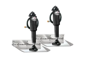 Lenco 12" x 12" Electro-Polished Standard Trim Tab Kit