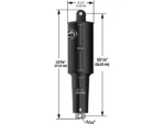 Lenco 12V 1-1/4" Stroke 5 Lobe Actuator - 5/16" - 3/8"