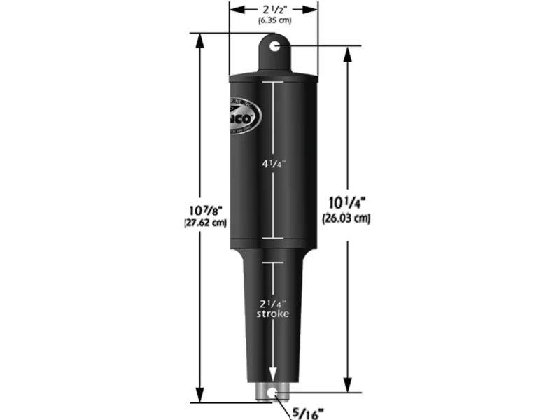 Lenco 12V 1-1/4" Stroke 5 Lobe Actuator - 5/16" - 3/8"