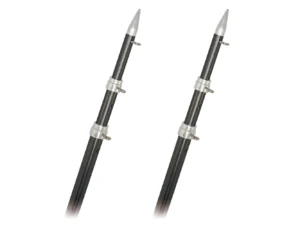 Rupp Top Gun Outrigger Poles - Telescopic - Carbon Fiber - 18'