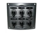 BEP Waterproof Panel - 6 Switches - Grey