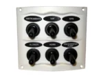 BEP Waterproof Panel - 6 Switches - White