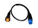 Garmin 8-Pin Transducer to 12-Pin Sounder Adapter Cable w/XID