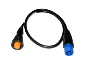 Garmin 8-Pin Transducer to 12-Pin Sounder Adapter Cable w/XID