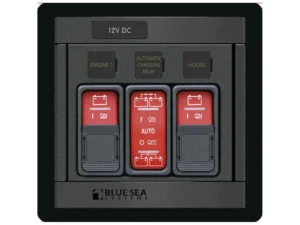 Blue Sea 1147 Remote Control Panel w/(2)2145 & (1)2146 Remote Control Contura Switch