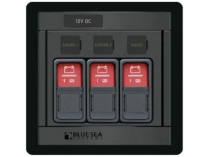 Blue Sea 1148 Remote Control Panel w/(3) 2145 Remote Control Contura Switch