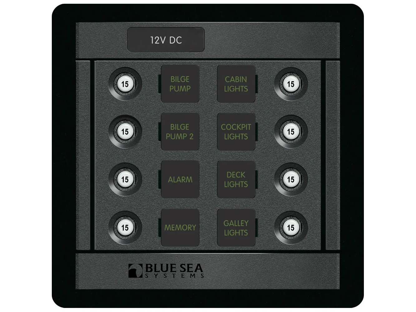 Blue Sea 1450 DC 8 Position CLB Square