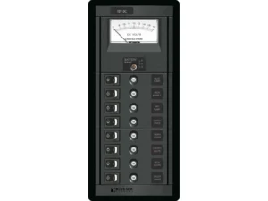 Blue Sea 1463 8 Position Switch CLB + Meter Vertical