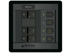 Blue Sea 1214 120V AC Main + 2 Positions