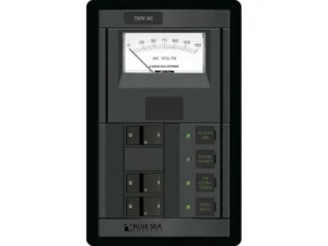 Blue Sea 1206 120V AC Main + 2 Positions w/AC Voltmeter