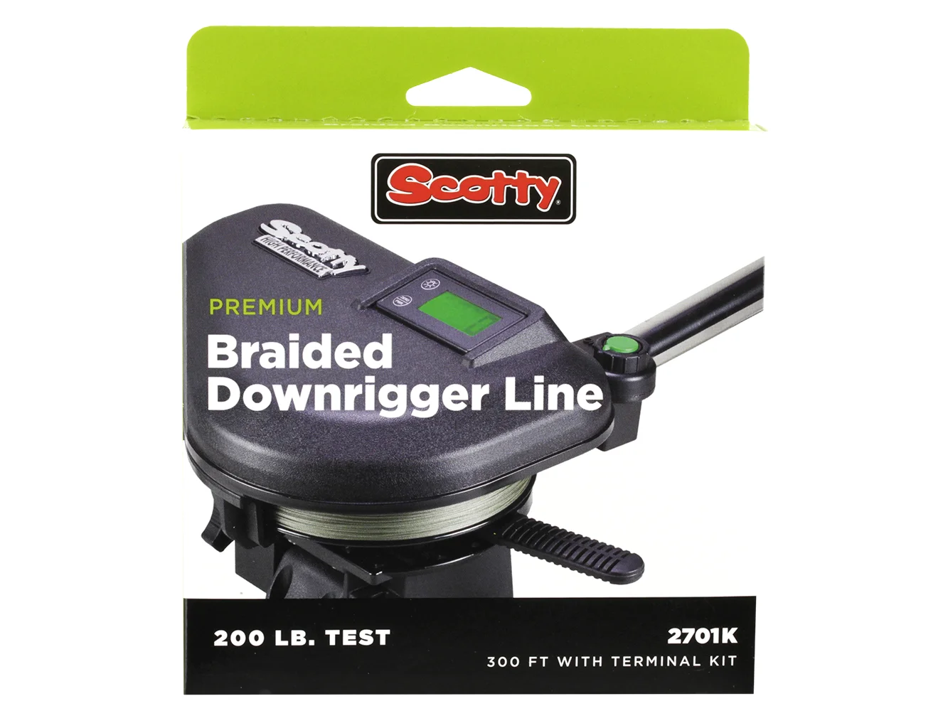 Scotty Premium Power Braid Downrigger Line - 400ft of 200lb Test