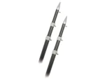 Rupp 15' Telescopic Carbon Fiber Outrigger Poles 1.5" - Silver