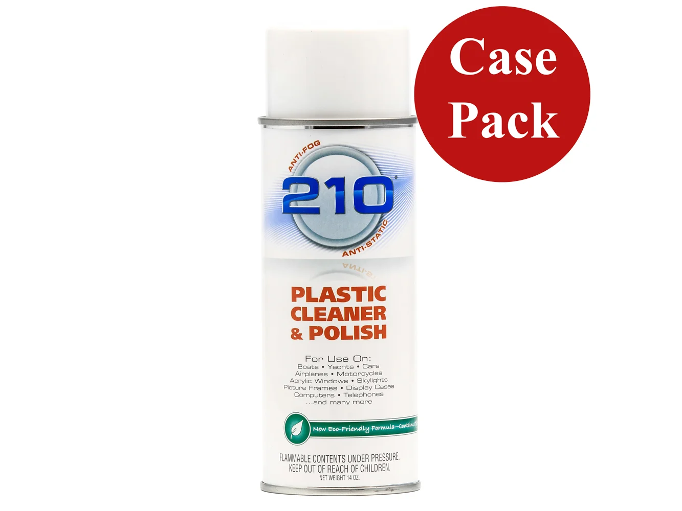 Camco 210 Plastic Cleaner Polish - 14oz Spray - Case of 12