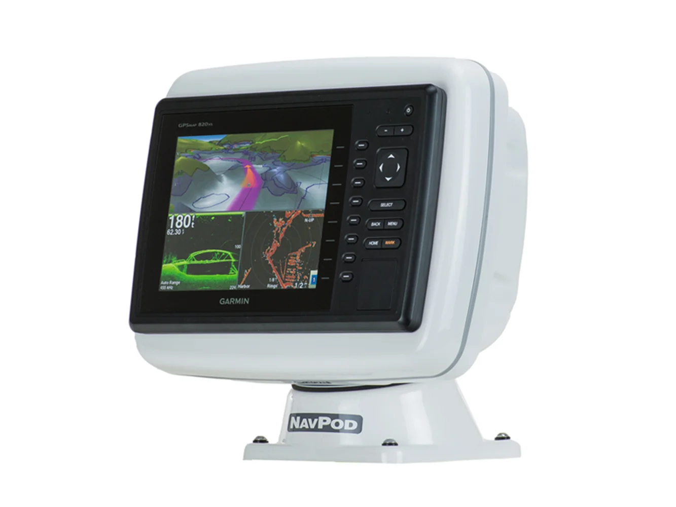 NavPod PP4800-12 PowerPod Pre-Cut f/Garmin 820 / 820XS / 840 / 840XS / 6008 / 6208
