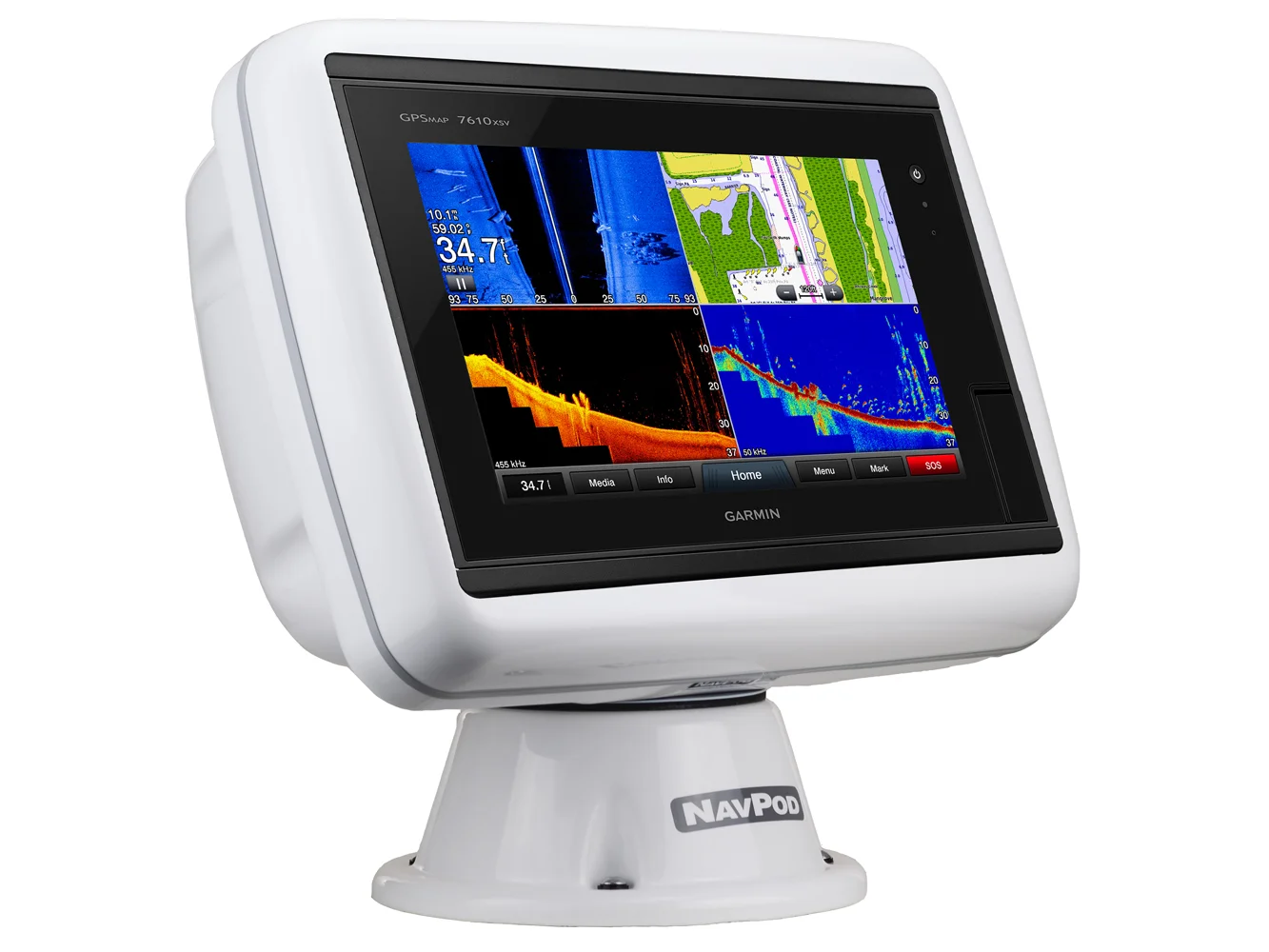 NavPod PP5050-19 PowerPod Pre-Cut f/Garmin GPSMAP 7410, 7410xsv, 7610 & 7610xsv