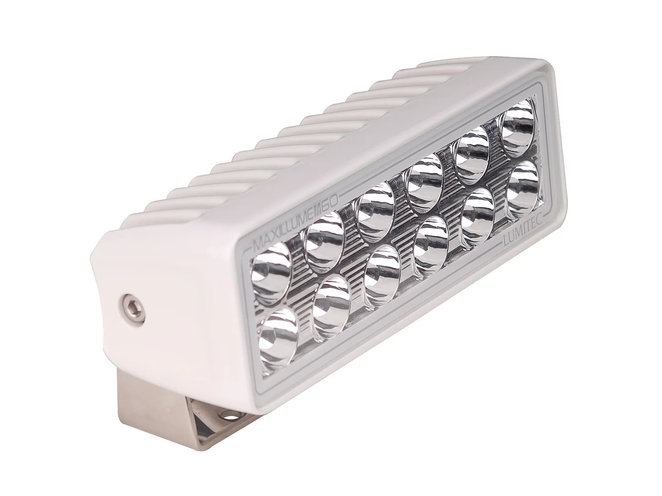 Lumitec Maxillume h60 - Trunnion Mount Flood Light - White Dimming - White Housing