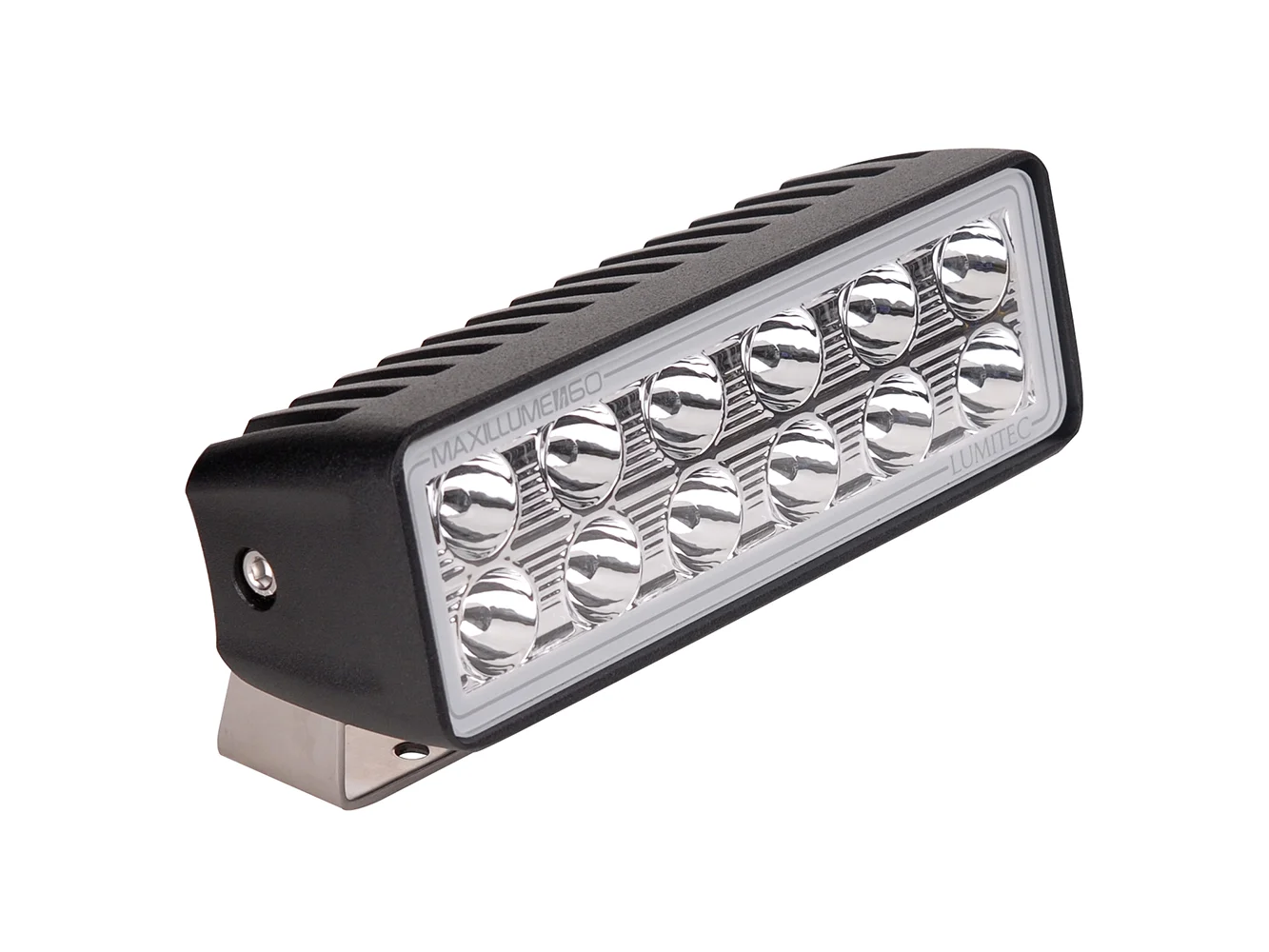 Lumitec Maxillume h60 - Trunnion Mount Flood Light - White Dimming - Black Housing