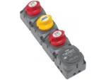 BEP Vertical Battery Switch Cluster w/DVSR - 1 Engine/2 Batteries
