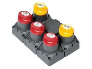 BEP Battery Distribution Cluster f/Twin Outboard Engines w/Three Battery Banks w/Motorized VSR