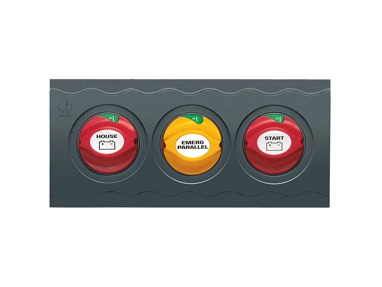 BEP Contour Connect 3 Battery Switch Panel w/3 Disconnects