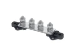BEP Pro Installer Bus Bar - 4 Way - 150A - 1/4" Studs